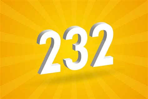 3D Lotto Number: 232 .